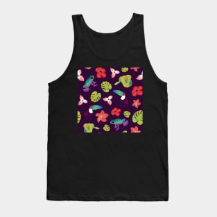 Rainforest Purple Poison Dart Frogs Tank Top